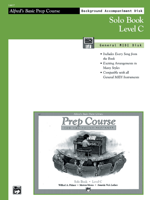 Alfred's Basic Piano Prep Course: GM Disk for Solo Book C