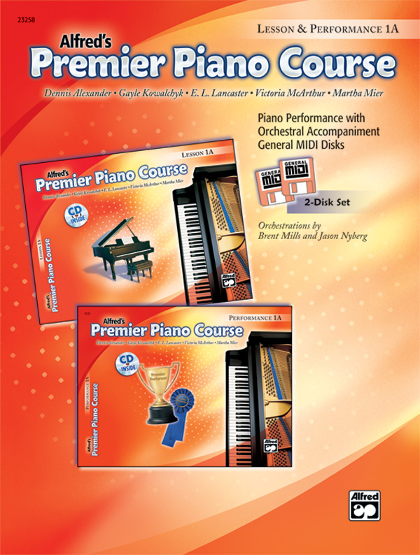 Premier Piano Course, GM Disk 1A for Lesson and Performance