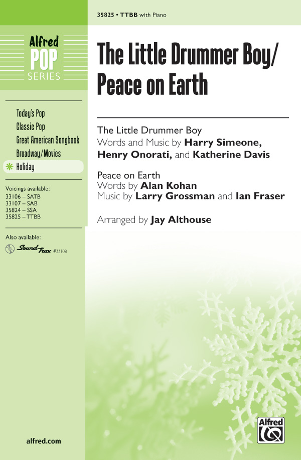 Little Drummer Boy /Peace On Earth TTBB