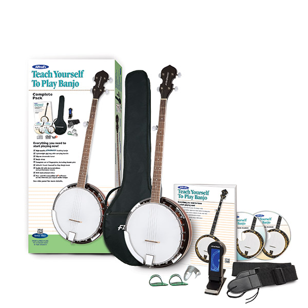 Alfred's Teach Yourself to Play Banjo, Complete Pack
