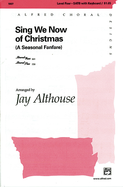 SING WE NOW OF XMAS/SATB-ALTHOUSE