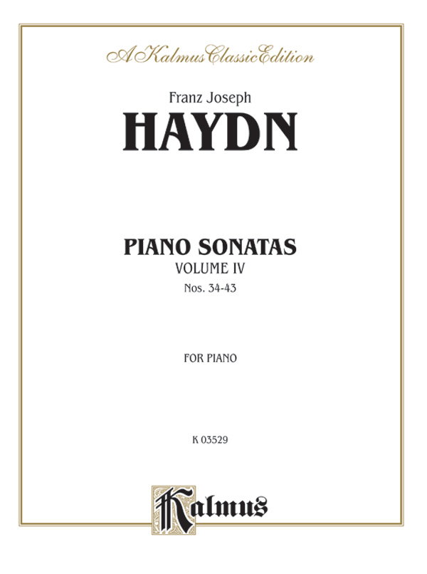 Sonatas, Volume IV (Nos. 34-43)