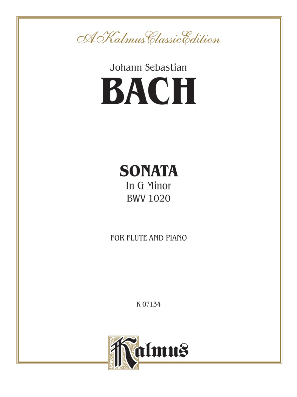 Sonata in G Minor, BWV 1020